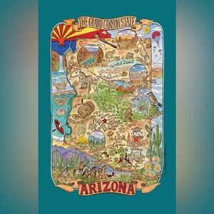Arizona Themed Dish Towels
